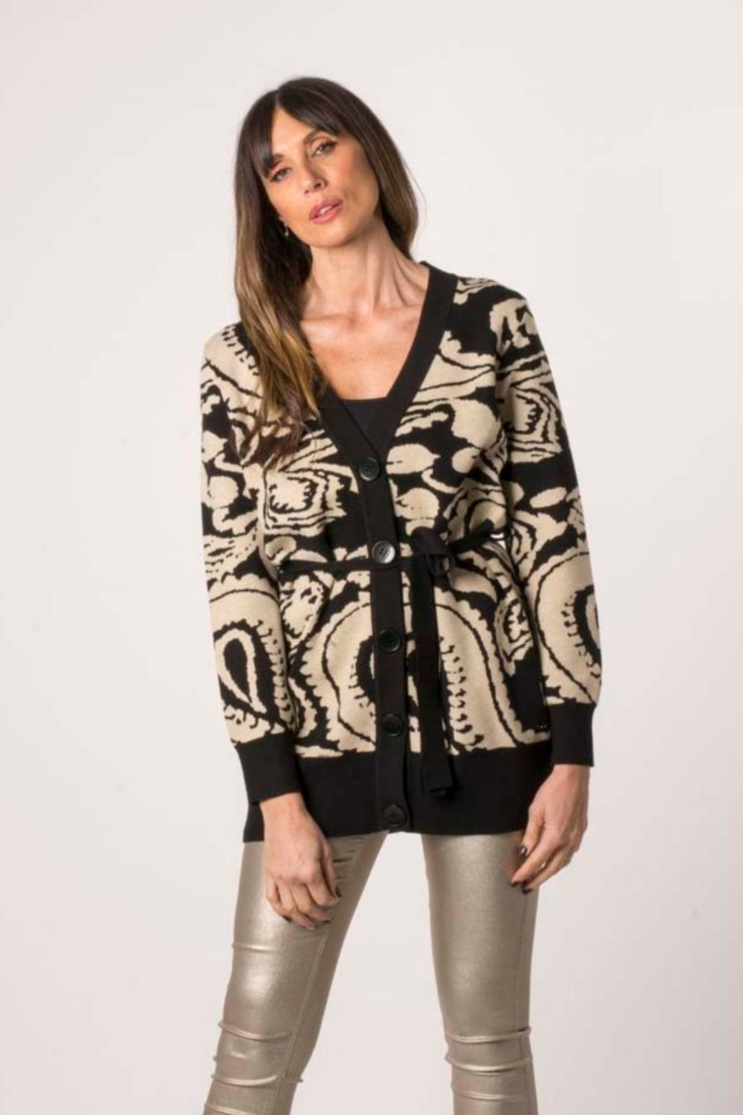 Chaqueta Pico Botones Tricots Ruiz